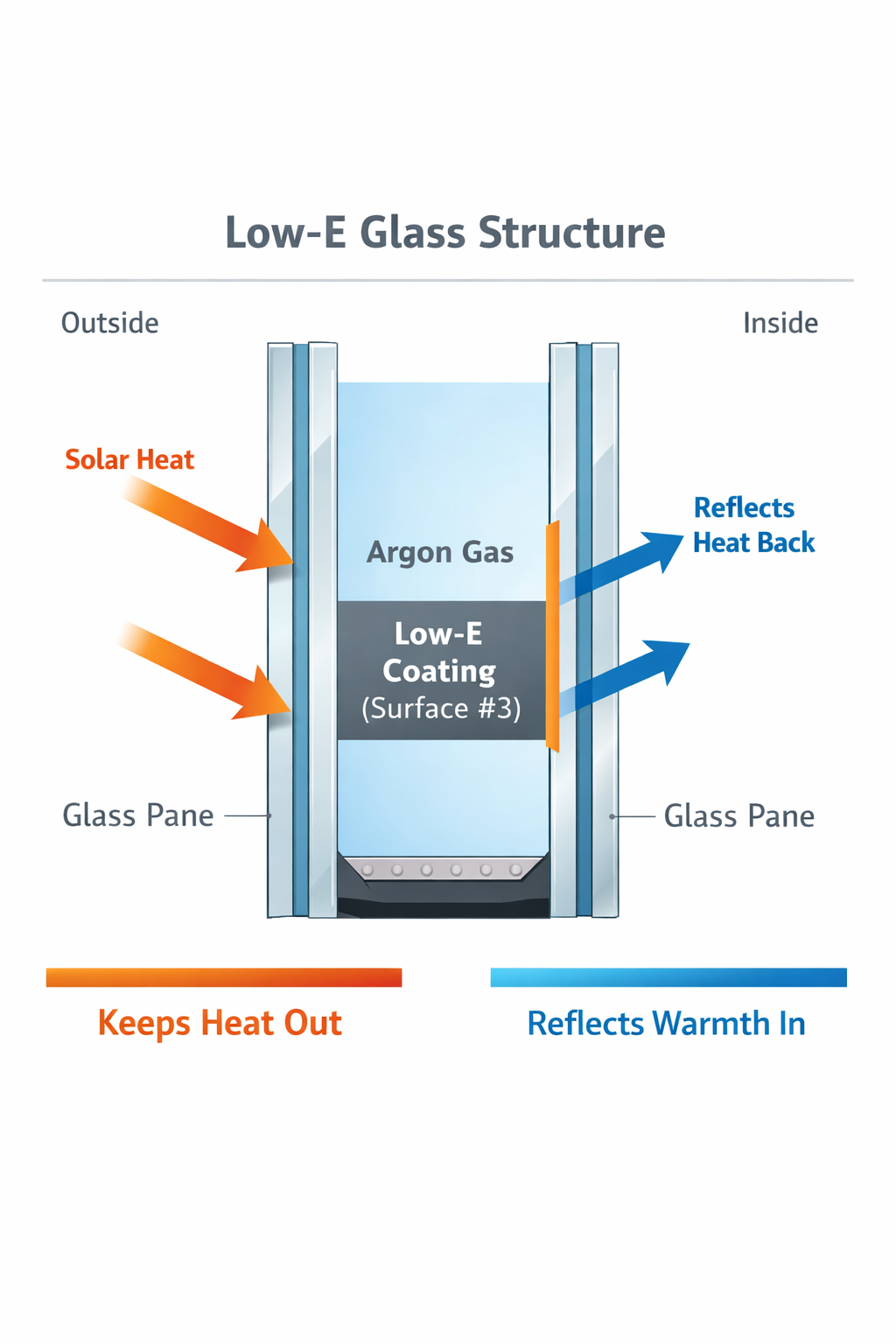Low-E glass example
